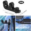 2-секционный держатель весла для каяка, универсальный зажим для весла для каяка, универсальный держатель весла для безопасной гребли, крепление для байдарки, рыбалка, аксессуары для лодок