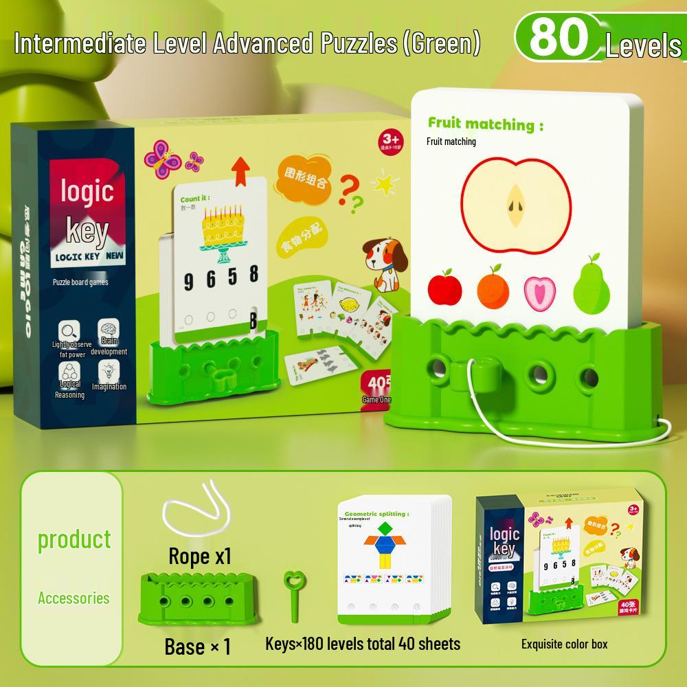 Children's Logic Puzzle Toy: Early Education & Problem-Solving Game for Developing Logical Thinking
