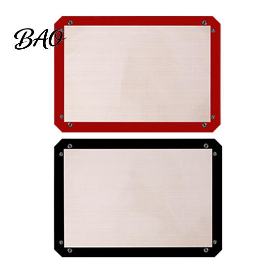 Kitchen Gadgets for Baking Transformable Snap?Up Silicone Mat, Multi?Purpose Food Tray, Heat?Resistant Durable Fiberglass Liner Dough