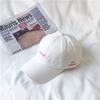 Fashion Thin Peaked Cap Women Girl Couple Hat Sunscreen Hat Letter Embroidery Baseball Cap Sunhat