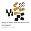 1 Set Presta Valve Adapter & Bike Tire Caps Convert Presta To Bike Pump Adapter for Pump & Air Compressor Dust-proof & Leak-proof Valve Adapter