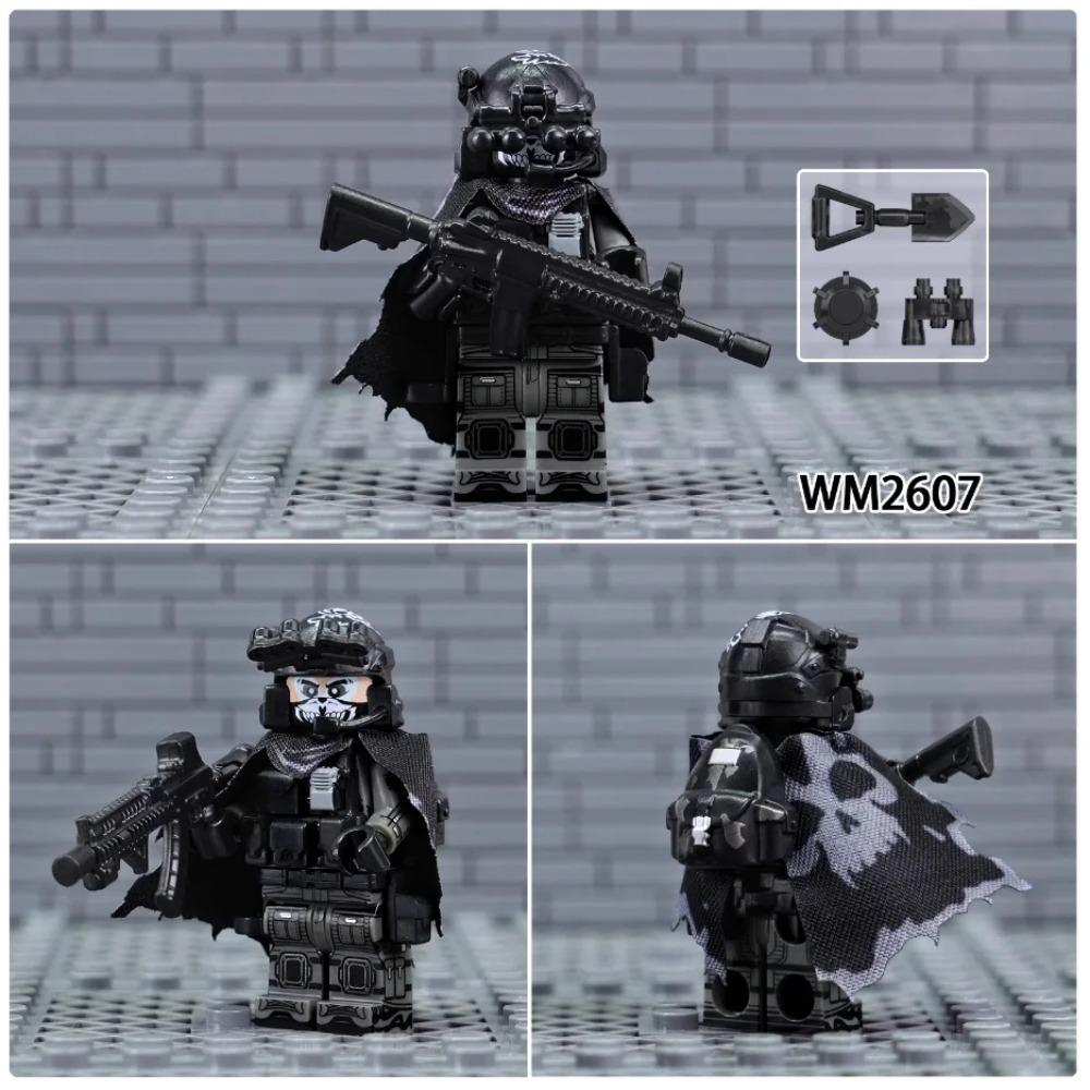 WM6147 WM6168 WM6169 Военная серия SWAT Спецназ Конструктор Коммандос Солдат Городская полиция Кепка Мини Экшн Фигурка Игрушки