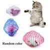1Pc Cat Toy Balls Funny Stretchable Kitten Springs Toys Interactive Caged Rats Rolling Cat Balls Random Color Cat Accessories Pet