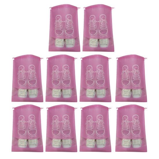 10 шт. дорожная сумка для хранения обуви набор дышащий дизайн сапоги обувь сумка на шнурке многофункциональный органайзер