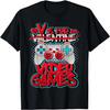 V как Video Games День Святого Валентина Смешная одежда на День Святого Валентина Футболка