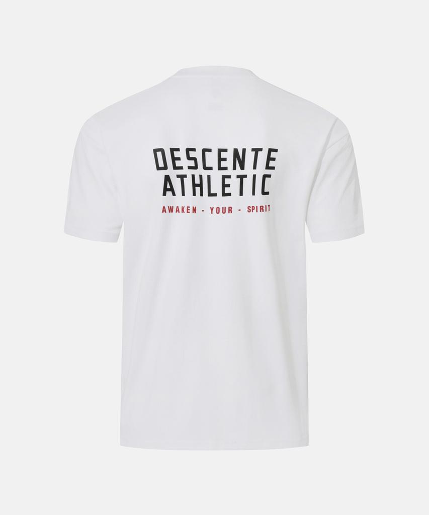 DESCENTE Men'S White Graphic Oversized Short Sleeve T-Shirt White Sr321Tts74