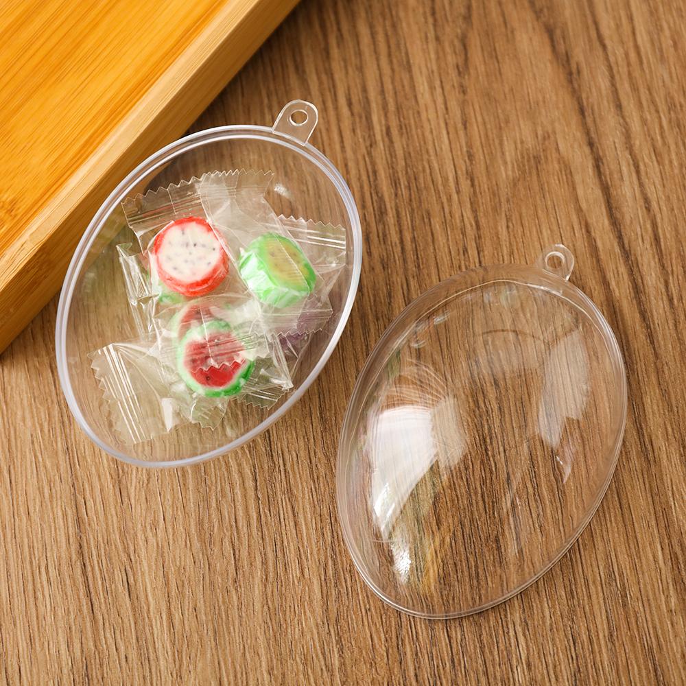 Украшение Украшения Пасхальное украшение с возможностью наполнения Прозрачное пасхальное яйцо Конфетница Прозрачные шары