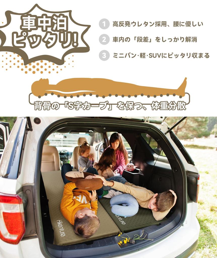 HIKENTURE Надувной коврик с 2 запатентованными увеличенными автоматическими надувными устройствами High R чрезвычайно удобен для бесконечного сна в инструкции по эксплуатации и