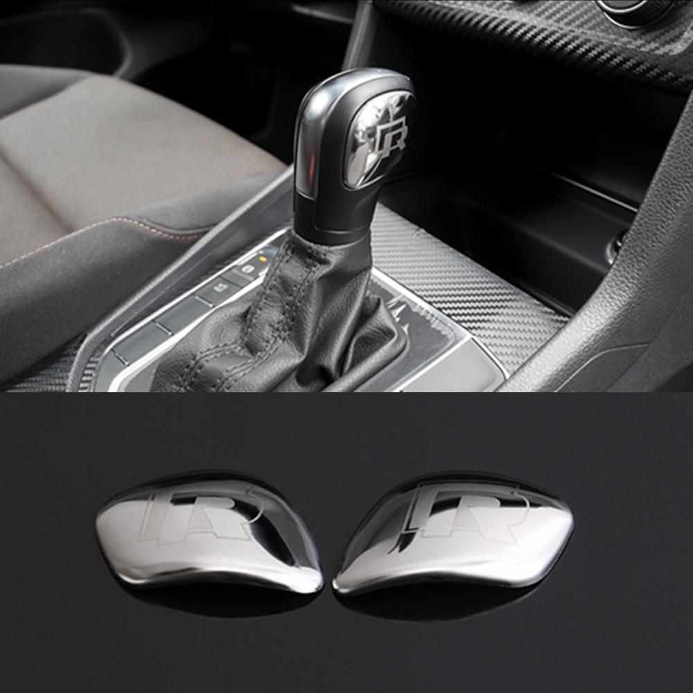 LMN1 VW 2026 Hot New Car Styling Gear Shift Knob Gear Head Sticker Cover For VW Volkswagen POLO CC Golf 7 6 Bora Tiguan Passat B5 B6