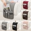 Sofa Armrest Organizer Remote Control Holder with Pockets Multiple Compartments Easy To Install Arm Chair Caddy Storage Bag