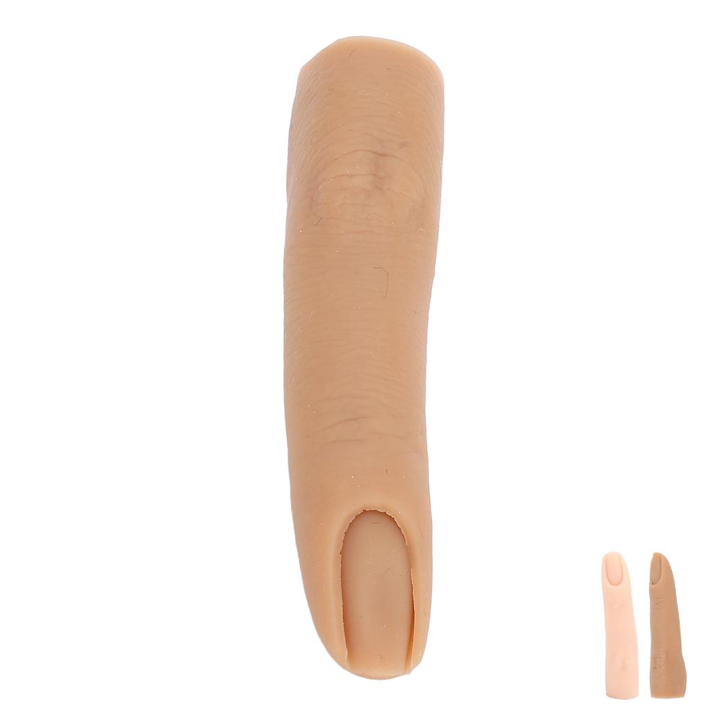 Силиконовые тренировочные пальцы для акриловых ногтей, мягкие на ощупь, реалистичные, гибкие, сгибаемые, для обучения наращиванию ногтей 