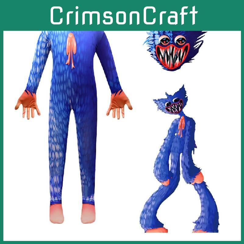 Playtime Jumpsuit Poppy Roleplay Outfit Kids Cosplay Costumes Halloween Party