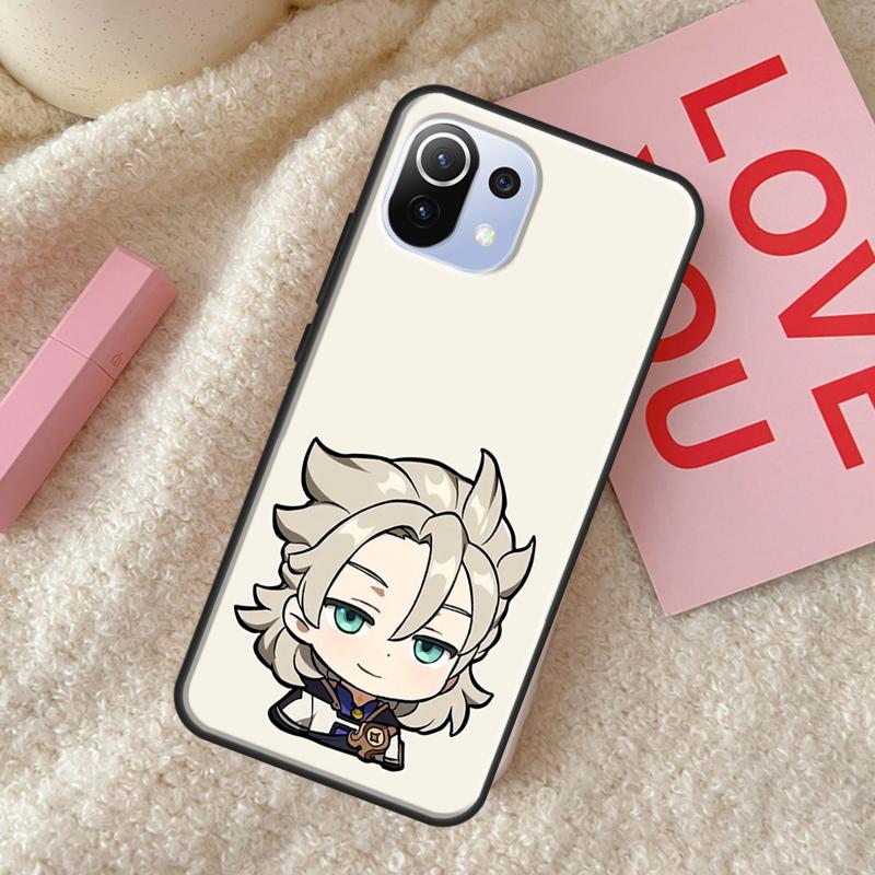 Чехол Smug Albedo Genshin Impact для POCO X4 Pro F1 F2 F3 X3 GT M3 M4 X3 Pro, чехол для Xiaomi 11T 12 Pro 11 Lite