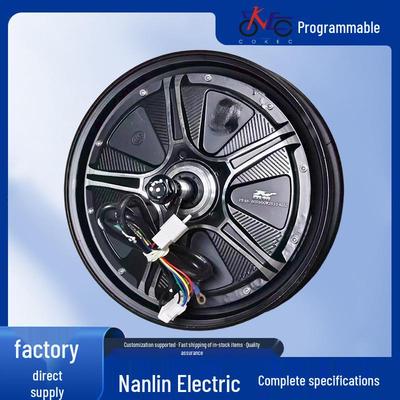 Электрический самокат Nanlin Motor: 10/14/16-дюймовый, Барабанный и дисковый тормоз, Совместим с электровелосипедом/Ненастоящим электровелосипедом