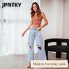 Женские модные повседневные брюки и капри JPNTKY однотонные с принтом