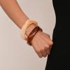 Irregular Resin Bangles Bohemian Retro Hand Ring Exaggerated Chunky Bracelets  Girls Gift