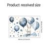 Наклейки на стены из воздушных шаров с изображением кролика и звезды, детская комната, детский сад, фоновые украшения, наклейки на стену