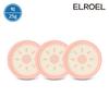 Eloel Peach Pink Tone Up Pangpang Big Sun Cushion 25g Refill X 3