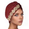 Женский платок на голову Эластичный обхват головы Дизайн с перекручиванием Шапка-тюрбан