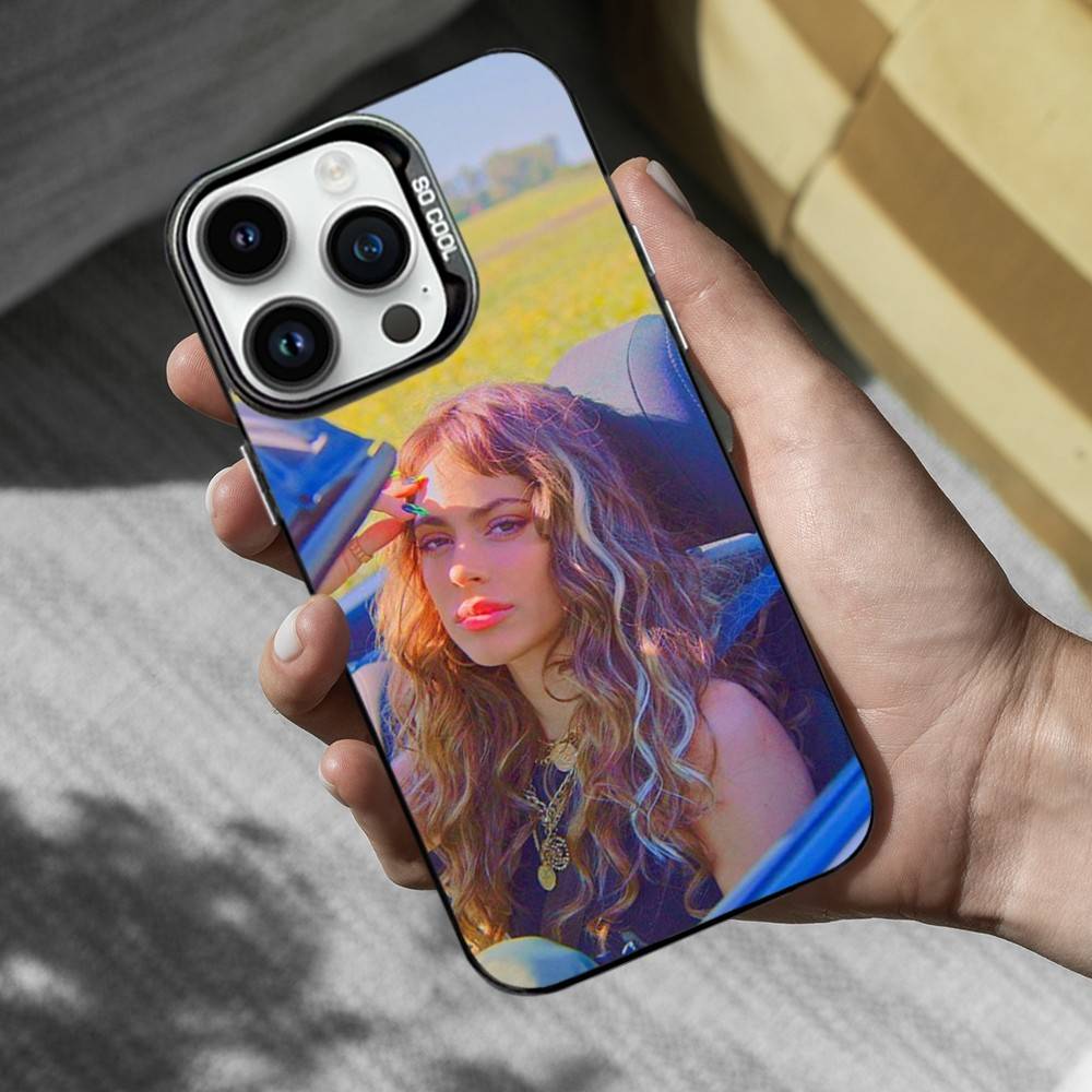 Чехол для iPhone SE, 13, XS, 14, MAX, 12, 11, 17, 15, Mini, Pro, 16 от певицы Tini S-Stoessel, Черный матовый силиконовый чехол