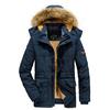 Men 'S Winter Plus Velvet Padded Jacket Men 'S Mid -Length Padded Jacket