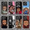 Чехол для телефона Riley Freeman Boondocks для iPhone 16,15,14,13,12,11,Pro,XS,Max,Plus,Mini,SE Черный Конфетный Матовый Ударопрочный Чехол
