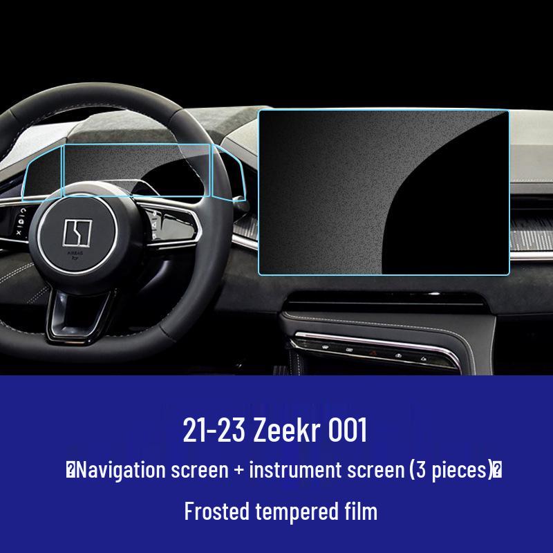 Zeekr 001 Navigation and Instrument Screen Protection Film Set
