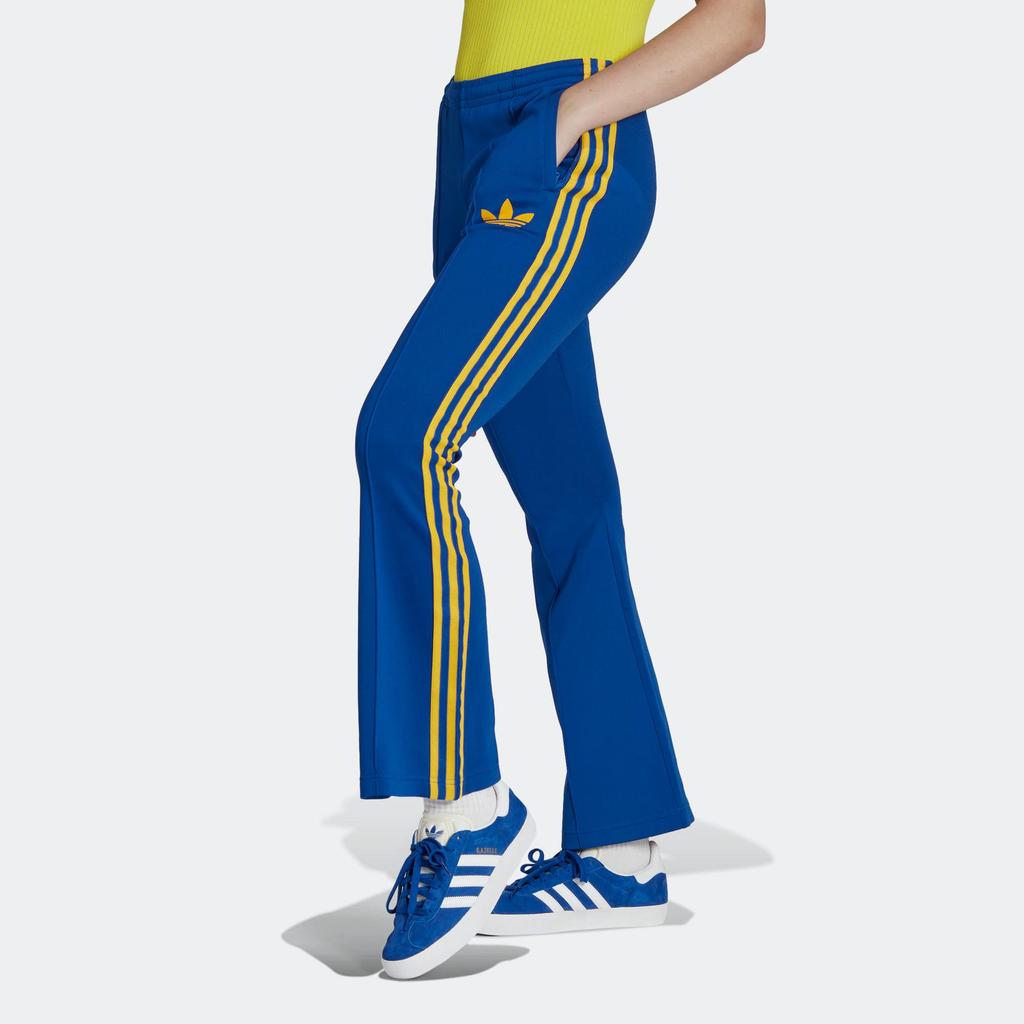 adidas Женские спортивные брюки Originals Adicolor Heritage Now с расклешенными штанинами, синие IB2021