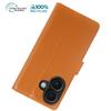 For iPhone 16 Plus Stand Case Biobased Eco-Friendly RPET RPVB Slim Phone Cover with Wallet