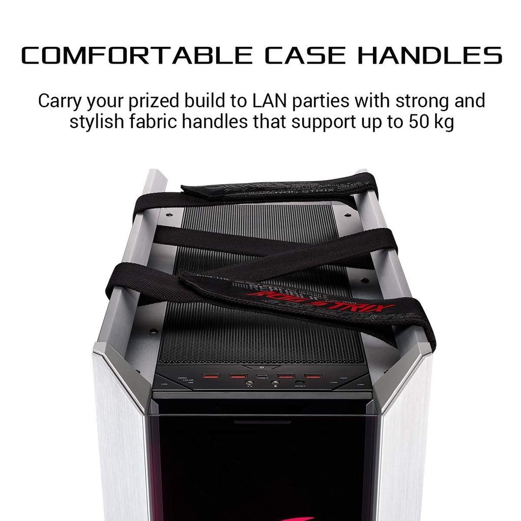 ASUS средний корпус из закаленного стекла ROG STRIX HELIOS CASE GX601 WHITE ATX EATX отечественный авторизованный дистрибьютор продукт / / /