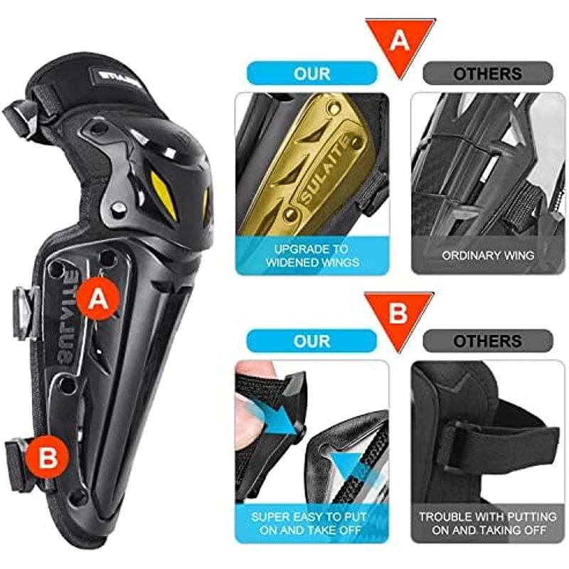 Наколенники для мотокросса Защита локтей для езды на мотоцикле Наколенники для гонок по бездорожью MTB