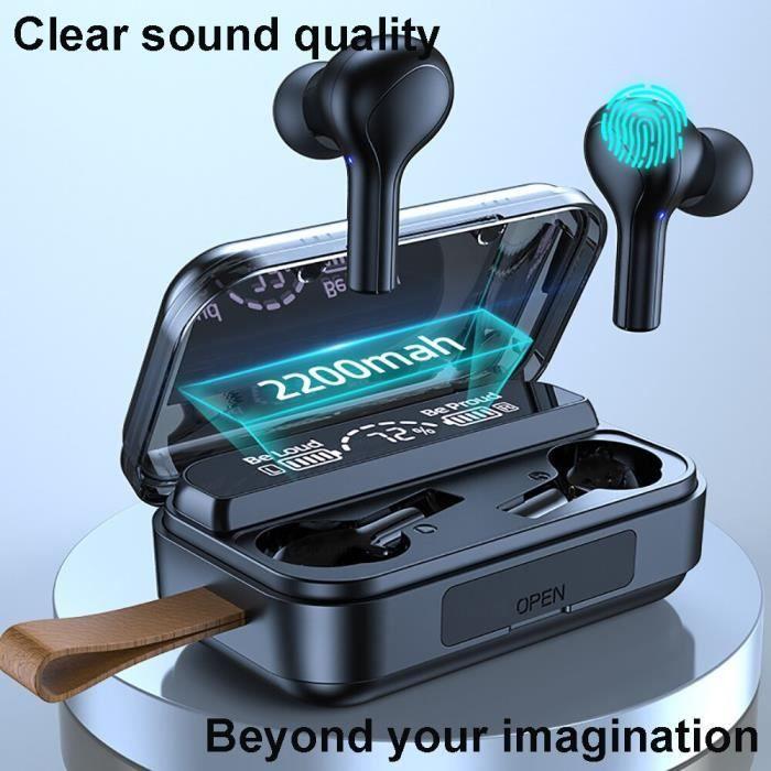 Écouteurs intra auriculaires sans fil Bluetooth 5.0 TWS 278 White