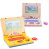 Mini Simulation Notebook Light Music Cartoon Computer Children's Enlightenment Laptop Education Multi-function Electronic Toys
