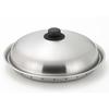 Yoshikawa Steamer for Frying Pans, Fits 28-30cm Frying Pans, Steaming Plate, Made in Japan, Stainless Steel, Easy Steaming on Frying Pan, Steaming Pla