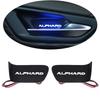 SAWAKAKI Inner Door Lamp for Toyota Alphard 30 Series, LED Logo Ambient Light, 7-Color Switchable (2-Piece Set)
