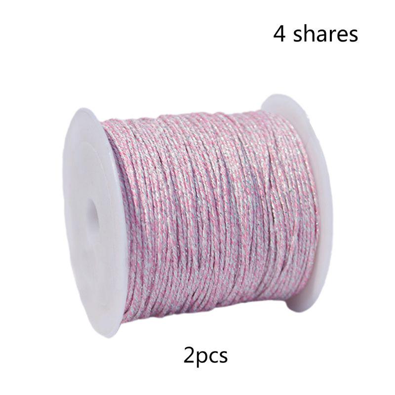 Металлизированные нитки для вышивки, блестящие нитки для вязания крючком, мишурные нитки, сделай сам, шитье