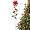 Christmas Candy Cane Decorations Christmas Tree Decoration Red White Lollipop Decoration Curved Candy Christmas Tree Stems Decor