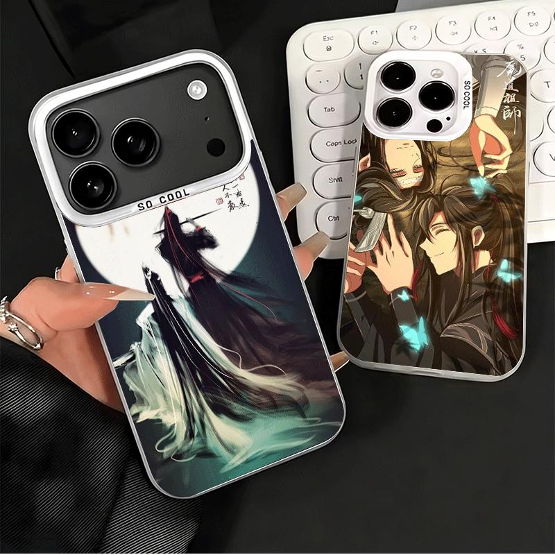 Аниме Чехол для телефона Mo Dao Zu Shi Мягкий для iPhone 15 16 17 Pro Max 17Air 16E 14 Plus 13 12 Mini Ударопрочный Задняя крышка