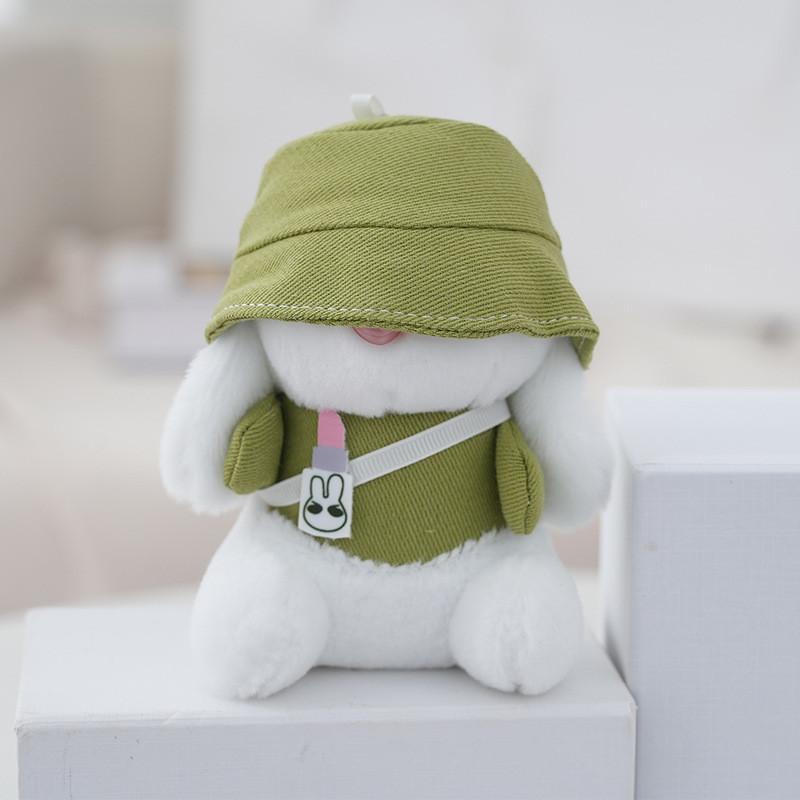 Stylish Pink Bunny Keychain Lovely Car Accessory And Backpack Charm For Trendy Girls