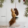 Christmas Squirrel Decoration Christmas Tree Pendant Party Decoration Cute Hairy Decorations