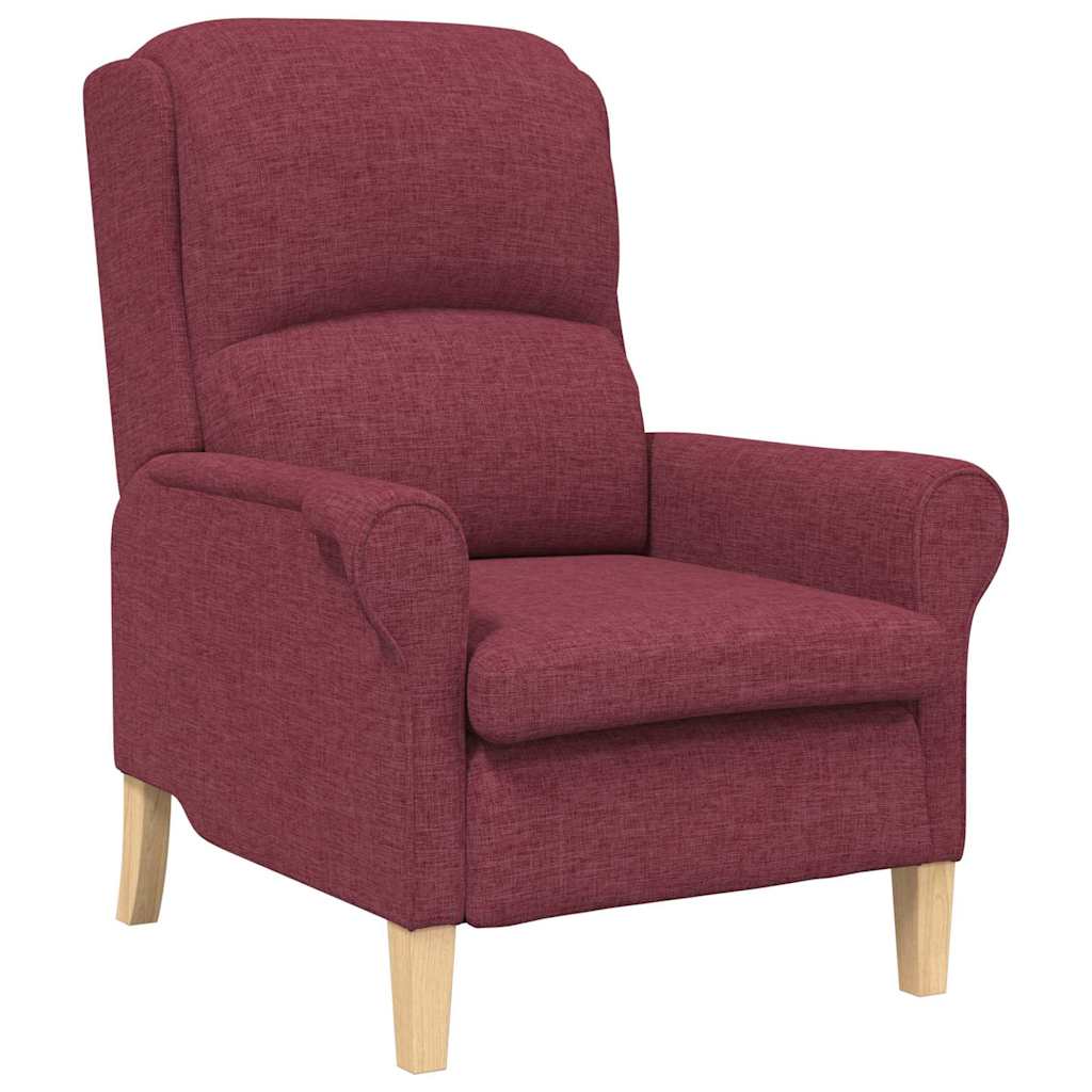 Armchair Burgundy Fabric