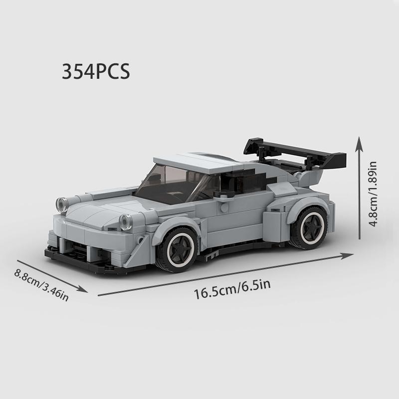 Moc Speed Race Cars City Rally Sports Racing Vehicle F1 Model Building Blocks Garage Bricks Supercar Christmas Gift  Kids Toy