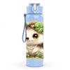 1PC Hedgehog Cute Animal Portrait Print 750ml Color Plastic Sports Water Bottle Leakproof Flip Straw Lid Suitable for Sports Office Home Use