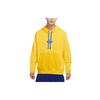 Nike Embroidered Logo Sport Hoodie Pullover Men Activewear Yellow DM5463-709
