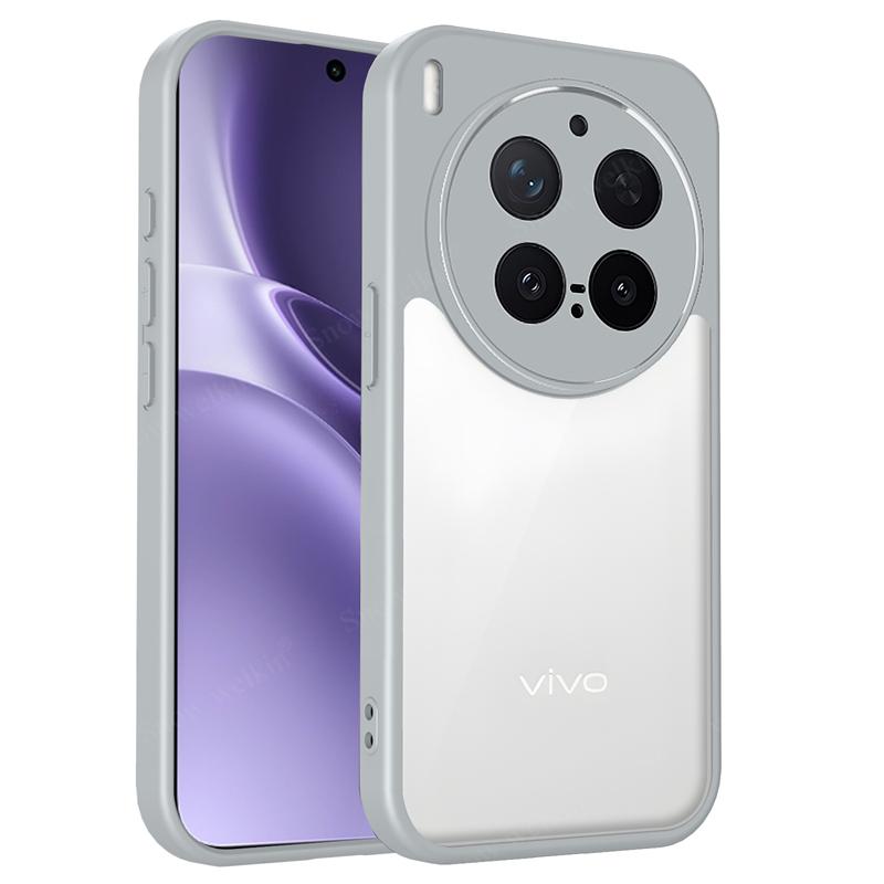 Прозрачный силиконовый чехол для Vivo X300 Pro vivoX300 Pro X300Pro PC Задняя панель TPU Бампер Противоударный Прозрачный Чехол для телефона