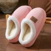 Autumn and Winter Warm Cotton Slippers for Women, Suitable for Indoor and Home Use, with Anti Slip and Anti Odor Properties, Warmth Plush Cotton Shoes