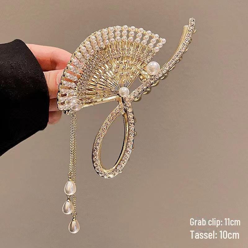 2024 Высококачественная металлическая заколка для волос в форме акулы для женщин