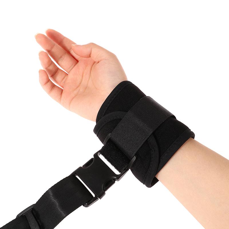 Ограничительный ремень для конечностей пациентов, фиксирующий ремень для запястий лодыжки для пожилых людей, медицинский ограничительный ремень, черный, безопасный для верхних конечностей, стабильный, прочный