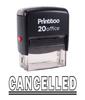 Printtoo Self Inking CANCELLED Rubber Stamp Office Stationary Custom