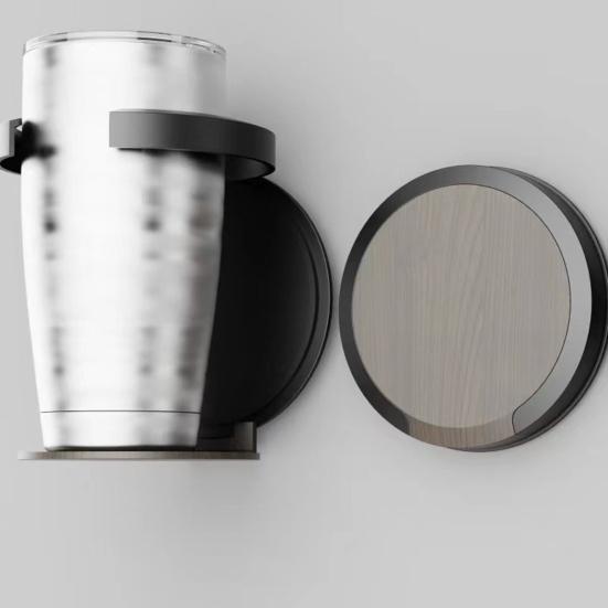 Настенный держатель для стаканов, экономящий место органайзер, складная конструкция, портативная стойка для хранения бутылок, органайзер для стаканов в общежитии